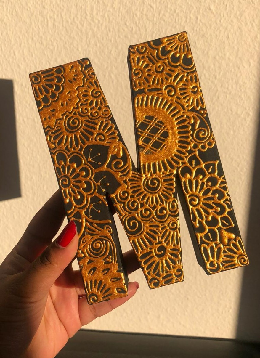 Henna Letter -small